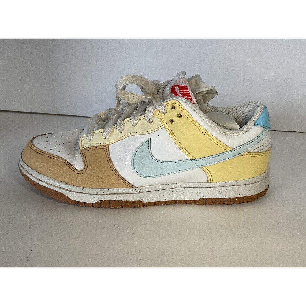 NIKE | Dunk Low Shoes 'Soft Yellow Alabaster Women's | Size 7